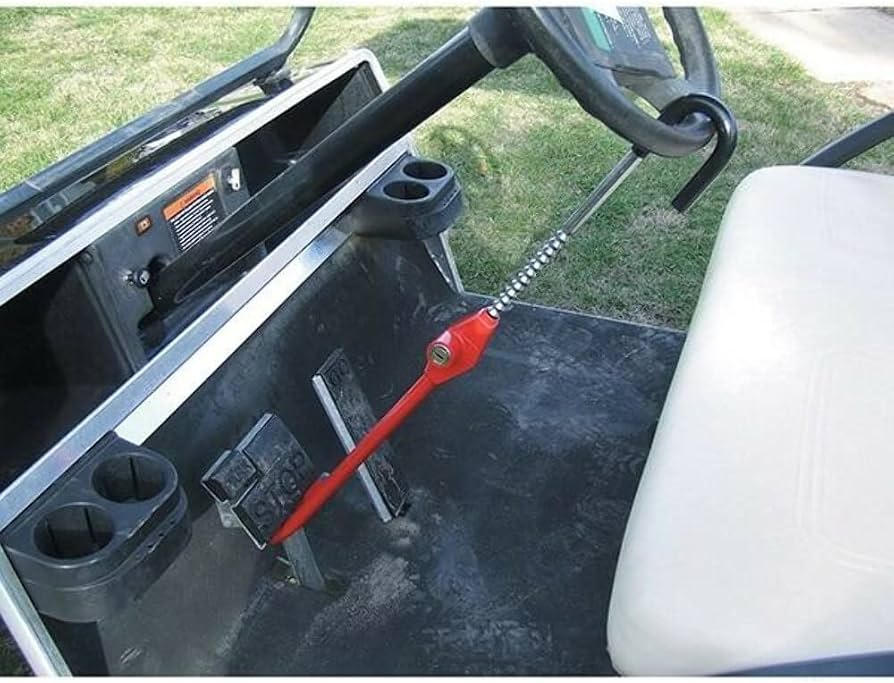 RHOX golf cart pedal-to-wheel lock